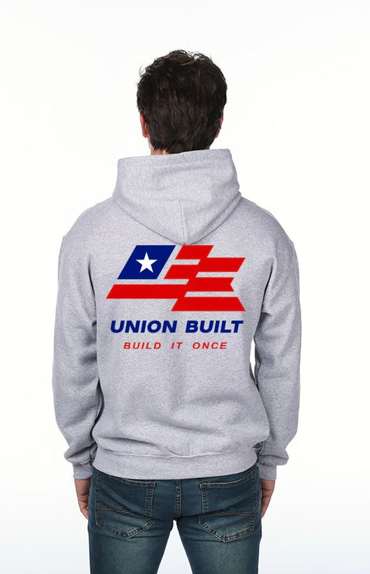 UNION BUILT | GREY HOODIE