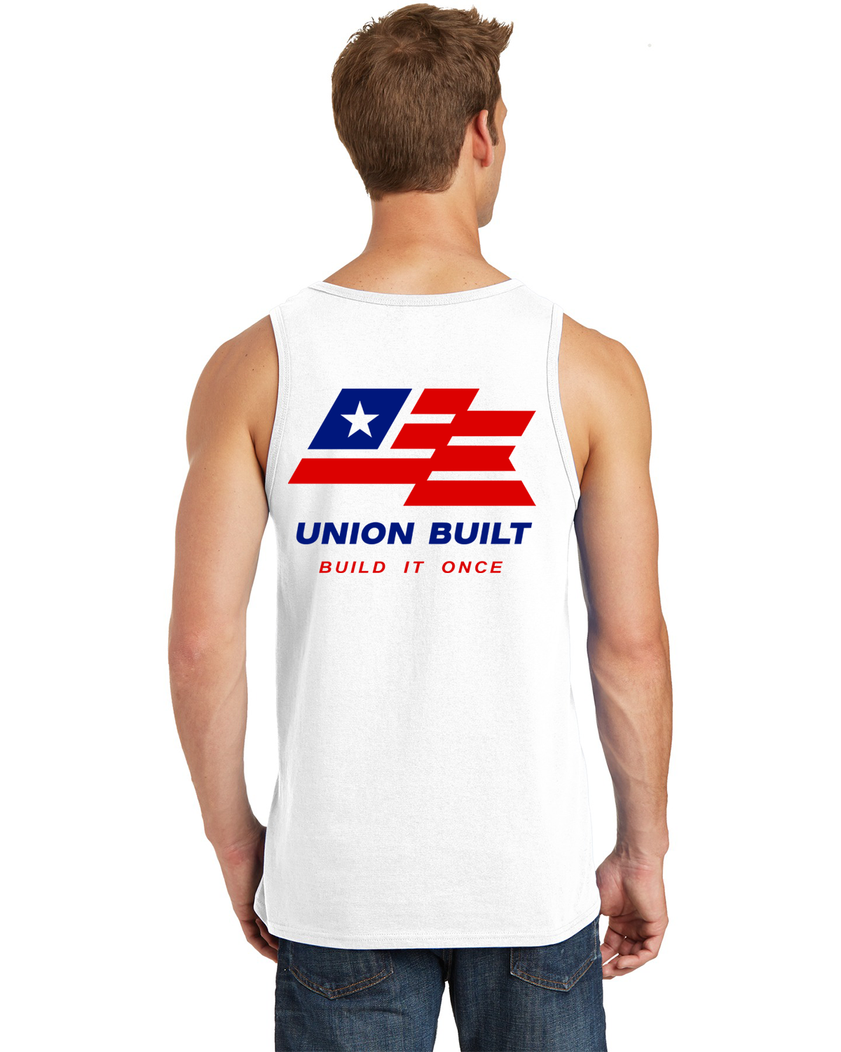 UNION BUILT | WHITE TANK TOP